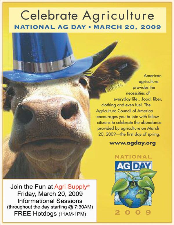 National Ag Day is March 20, 2009