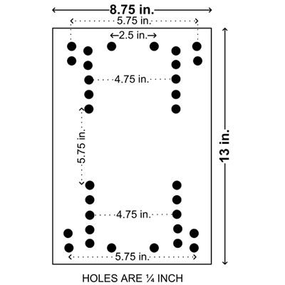 Tractor Seat Bolt Pattern