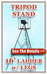 TRIPOD STAND 16 FT LADDER with LEGS