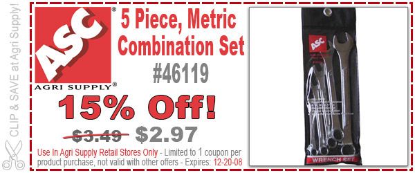 Agri Supply Retail Store Only  Coupon