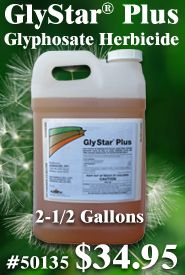 Glystar Plus Glyphosate Herbicide 2.5 Gallons