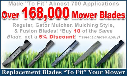 168k Mower Blades For Almost 700 Applications