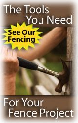 The tools you need for your fence project