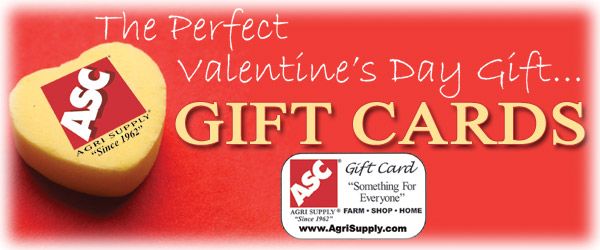 The Perfect Valentines Day Gift... ASC Gift Cards