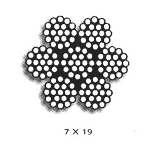 GALV. AIRCRAFT CABLE 5/16