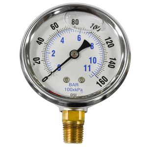 PRESSURE GAUGE LIQUID FILLED