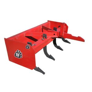 4' Box Blade 1-Point Hitch w/Shanks