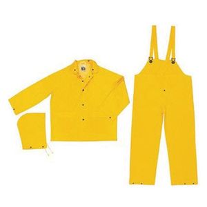 YELLOW RAIN SUIT, 3 PIECE (EXTRA LARGE) 