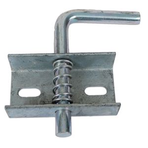 ROUND PLUNGER TILT LATCH GALVANIZED