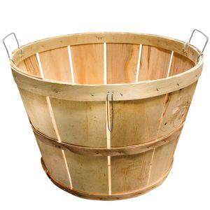 BUSHEL BASKET WITH BOARD BOTTOM