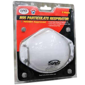 DUST MASK RESPIRATOR (2 PER PACK)
