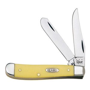 YELLOW HANDLE CASE KNIFE