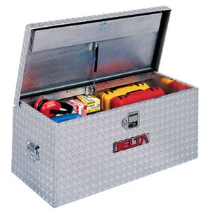 ALUMINUM SINGLE LID CHEST STYLE TOOLBOX