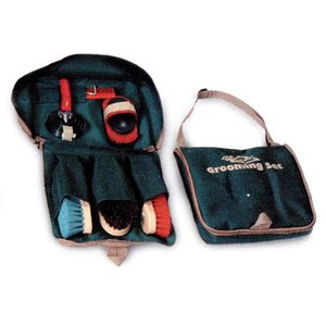 GROOMING SET W/ DURABLE DUCK CANVAS BAG