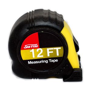 3/4'' X 12' MEASURING TAPE, RUBBER BOOT 