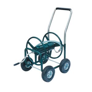 GARDEN HOSE CART WITH PNEUMATIC TIRES