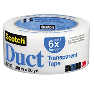 TRANSPARENT DUCT TAPE 1.88