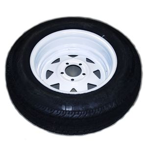 ST205/75D15 WHITE MODE TIRE & WHEEL ASSY