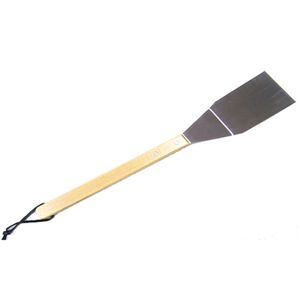 SPATULA STAINLESS STEEL,ASH WOODEN HANDL
