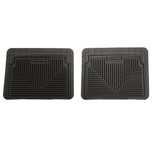 BLACK REAR FLOOR MAT