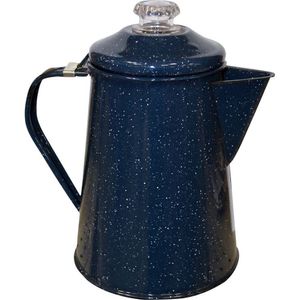 2 QT. COFFEE PERCOLATOR, BLUE 