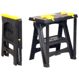 PLASTIC FOLDABLE SAWHORSE  WORKING BENC