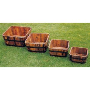 SQUARE TUBS - SET OF 4