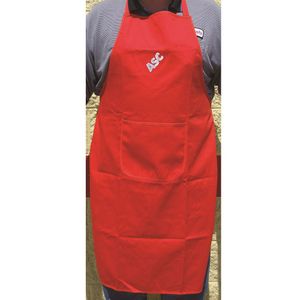 RED COOKING APRON