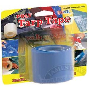 BLUE POLYETHEYLENE HD TARP TAPE, 2
