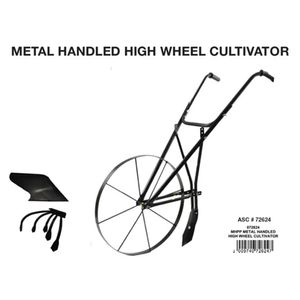 High Wheel Cultivator with Metal Handles