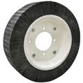 400 X 8 LAMINATED TIRE & WHITE WHEEL 4 B