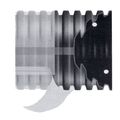 Dia Leach Bed Drain Pipe Round Hole
