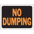 No Dumping Sign