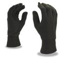 Brown Cotton Jersey Gloves