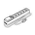 Outlet Power Strip With Surge And Cord