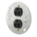Duplex Receptacle On Inch Cover