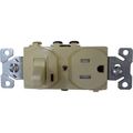 Single Pole Switch & Receptacle Ivory