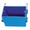 Plastic Recptacle Box Single Gang With Nails