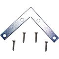 3" FLAT CORNER BRACKET (IRON) 4 PACK
