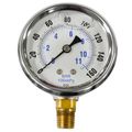 Pressure Gauge Liquid Filled Psi