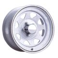 13" WHITE TRAILER WHEEL 5 LUG 