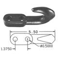 Black Tow Hooks Per Pair