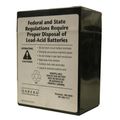 Volt Battery Pack For Solar Fencer