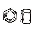 THIN LOCKNUT WITH NYLON INSERT (COURSE)