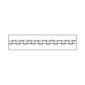 STEEL PIANO HINGE 2" X .060 X 72" 