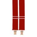 Red Heavy Duty Suspenders