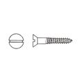 #14 X 2-1/2" WOOD SCREW SLOTTED HEAD 