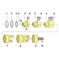 Over Run Clutch Spline To Spline