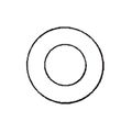 #6 BRASS FLAT WASHER (3/PER PACK)