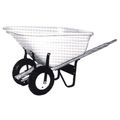 10 Cu Ft Double Wheel Wheelbarrow